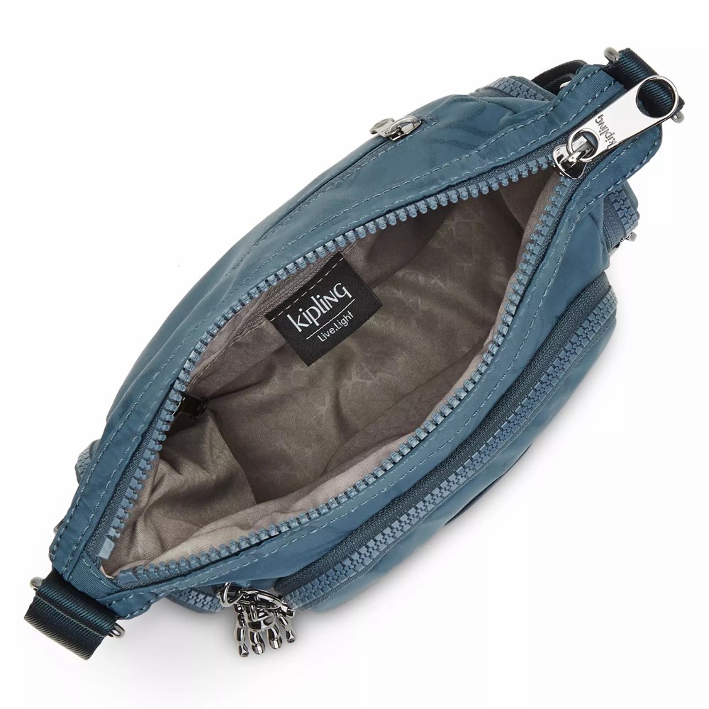 Mini Bolsos Kipling Gabbie Printed Mujer Azul Marino Gris | AMBD-83576