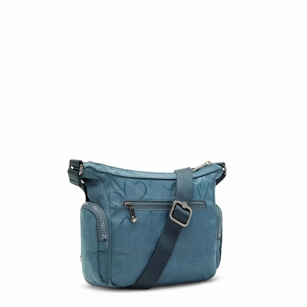 Mini Bolsos Kipling Gabbie Printed Mujer Azul Marino Gris | AMBD-83576