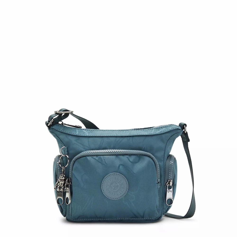 Mini Bolsos Kipling Gabbie Printed Mujer Azul Marino Gris | AMBD-83576