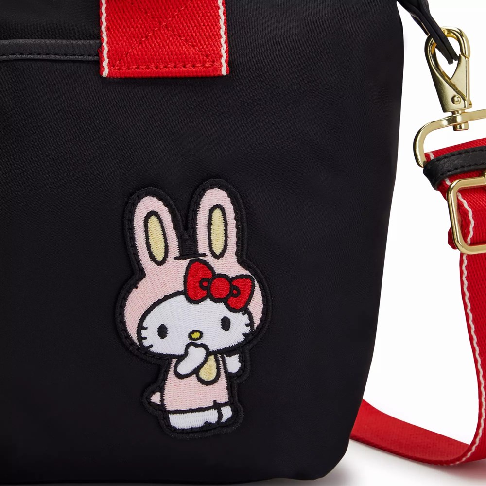 Mini Bolsos Kipling Hello Kitty Kala Mujer Negras | EDUV-24907