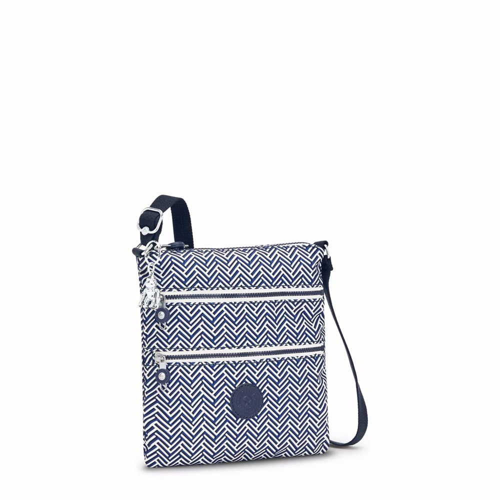 Mini Bolsos Kipling Keiko Printed Crossbody Mujer Azules | FGPU-15243