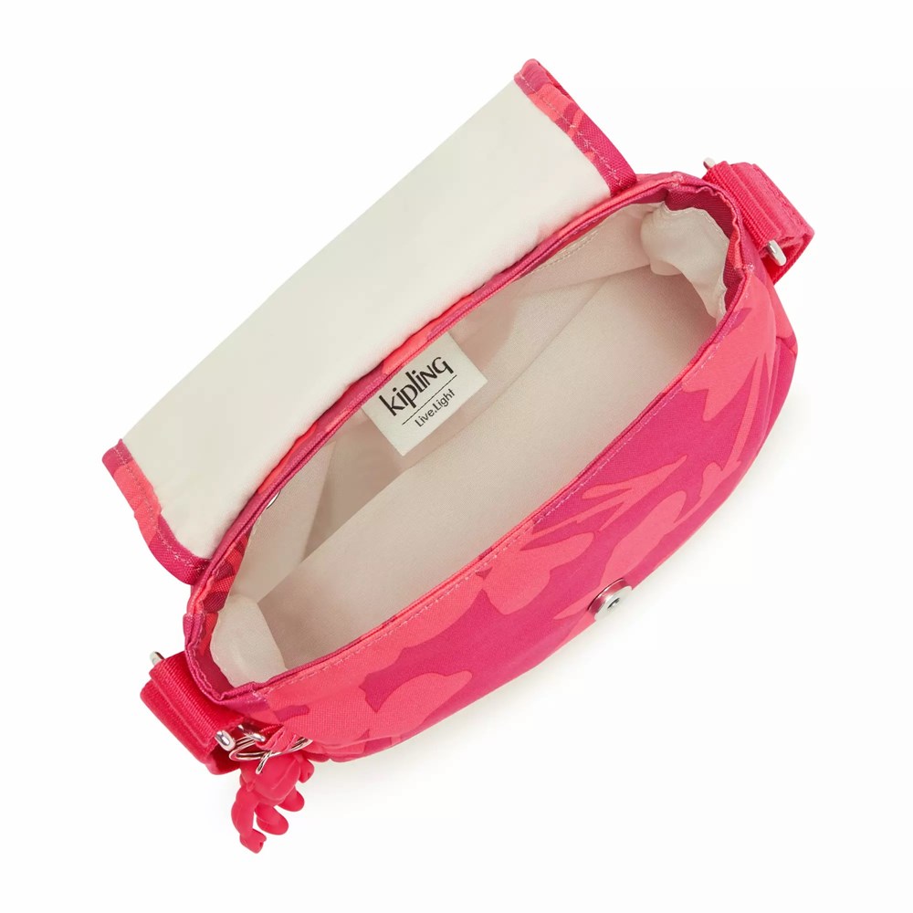 Mini Bolsos Kipling Sabian Crossbody Mujer Coral Flores | RQSL-03876