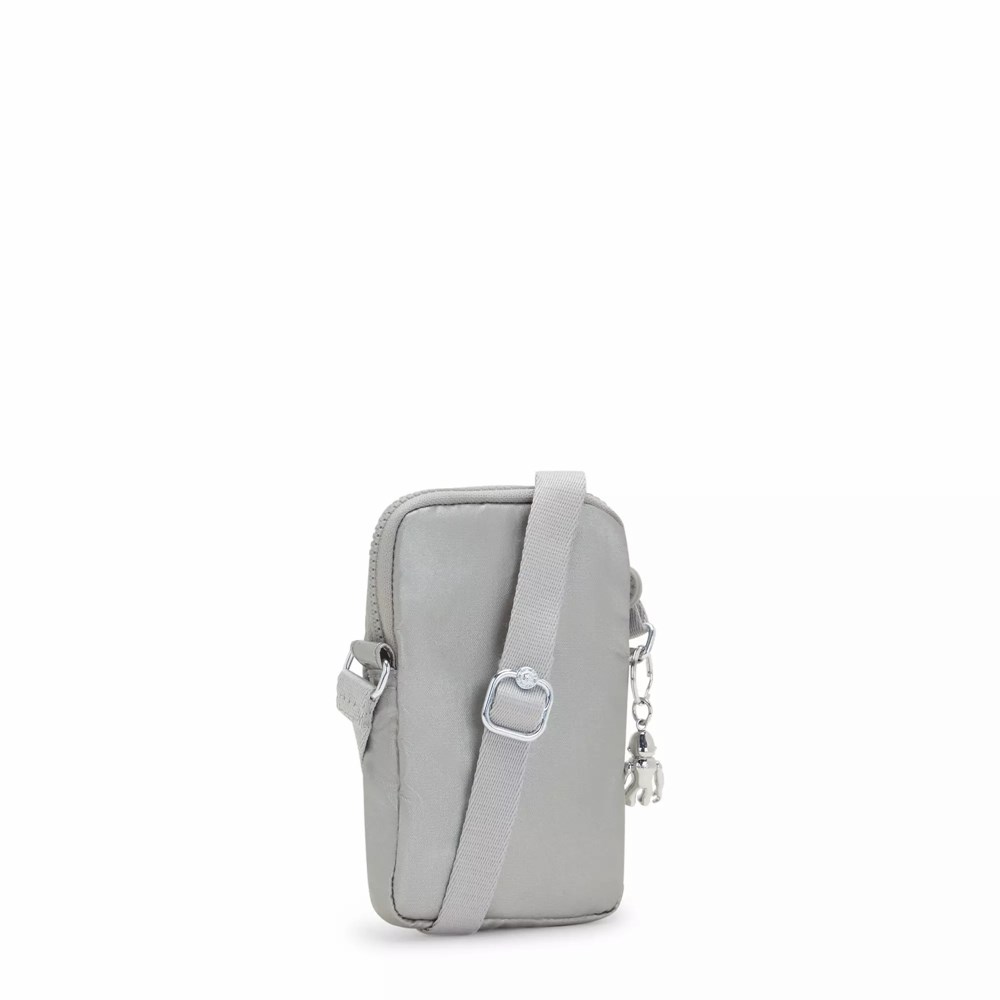 Mini Bolsos Kipling Tally Metallic Mujer Metal Claro | IMFJ-45382