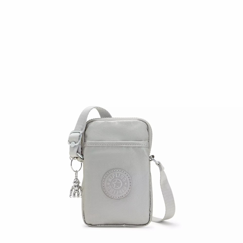 Mini Bolsos Kipling Tally Metallic Mujer Metal Claro | IMFJ-45382