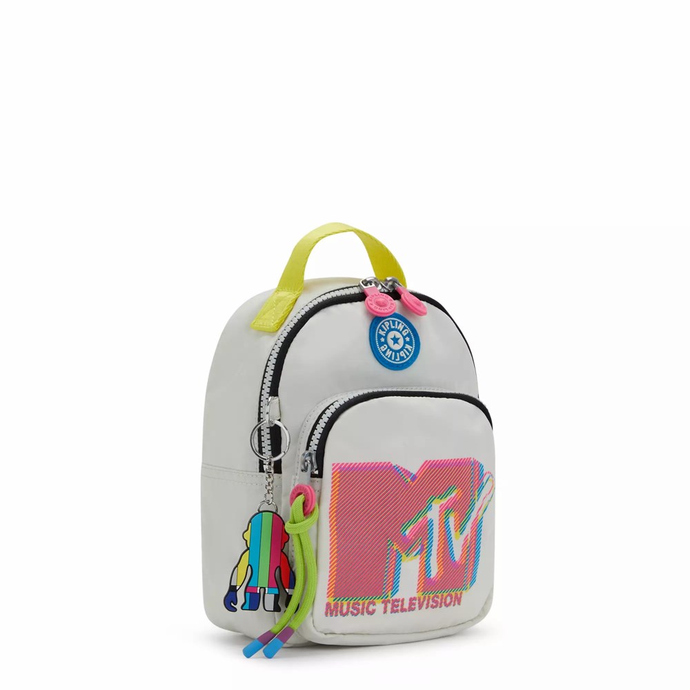 Mini Mochilas Kipling Alber MTV 3-in-1 Convertible Mujer Gris Rosas | OZYC-90438