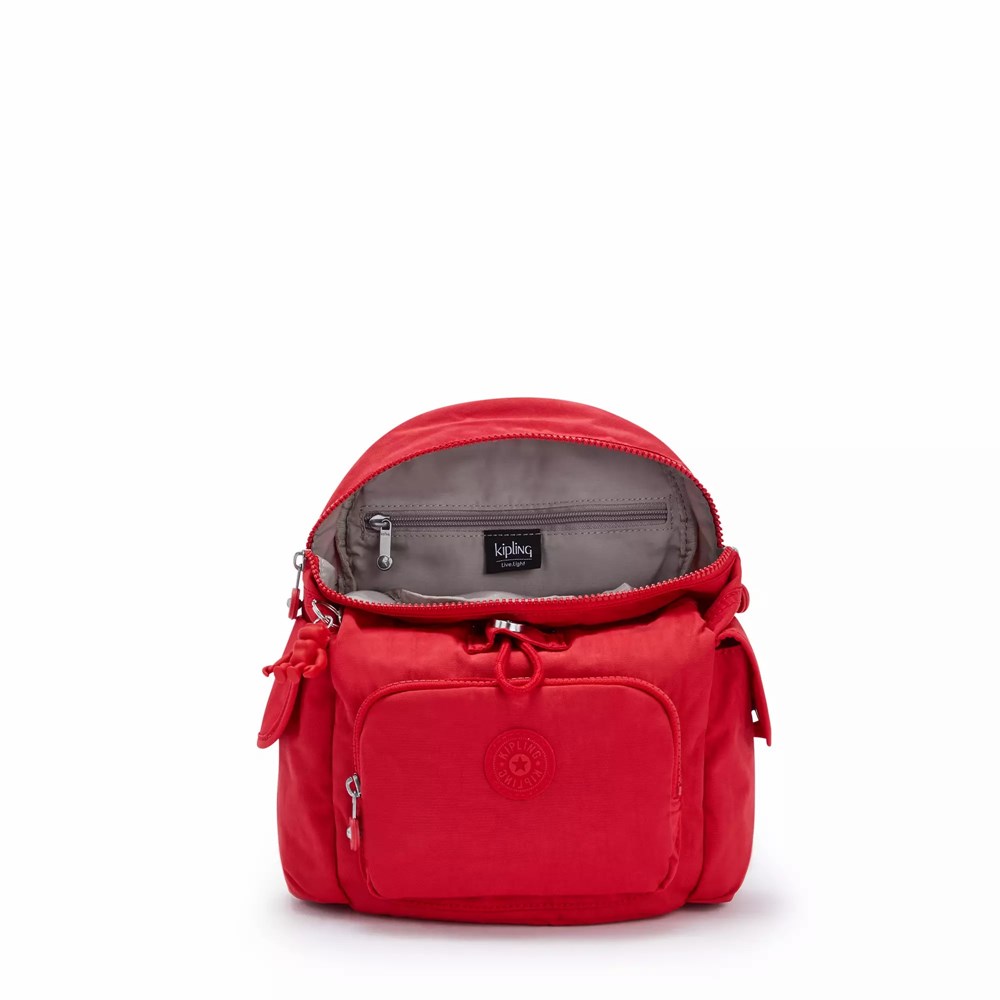 Mini Mochilas Kipling City Pack Mujer Rojas Rojas Oscuro | CNYD-86035