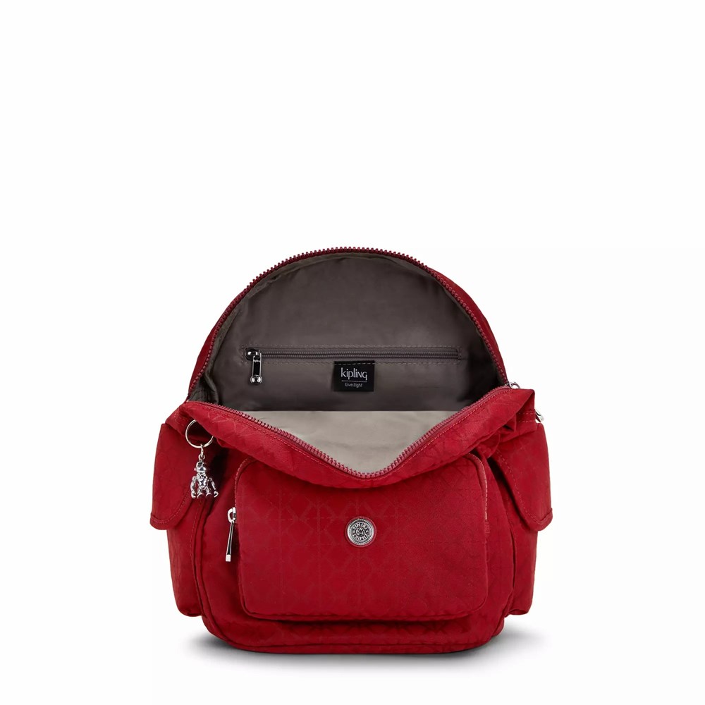 Mini Mochilas Kipling City Pack Small Mujer Rojas | YAOH-08597