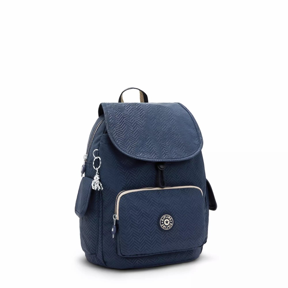 Mini Mochilas Kipling City Pack Small Printed Mujer Azules | LHVM-16059