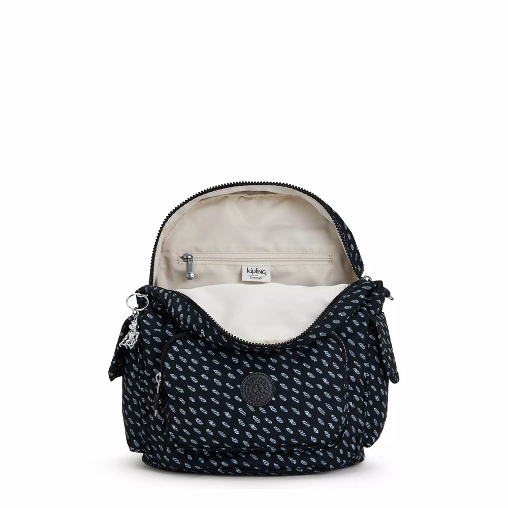 Mini Mochilas Kipling City Pack Small Printed Mujer Gris | SJAI-38254