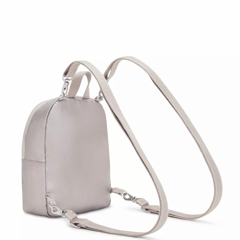 Mini Mochilas Kipling Curtis Compact Metallic Convertible Mujer Metal | UZVB-68715