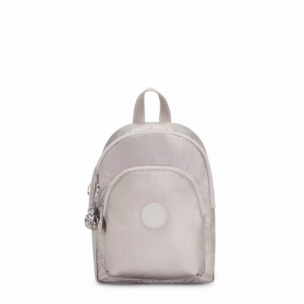 Mini Mochilas Kipling Curtis Compact Metallic Convertible Mujer Metal | UZVB-68715