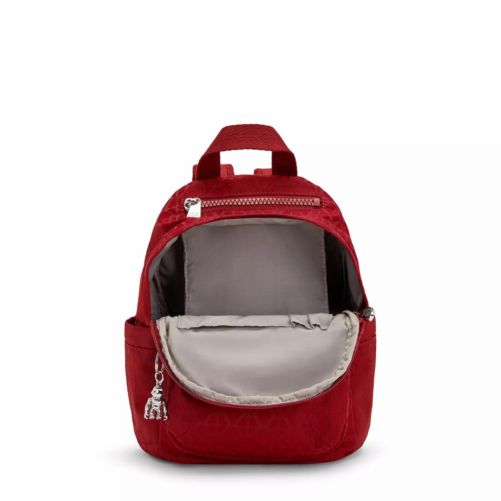 Mini Mochilas Kipling Delia Mujer Rojas | PKQM-86340