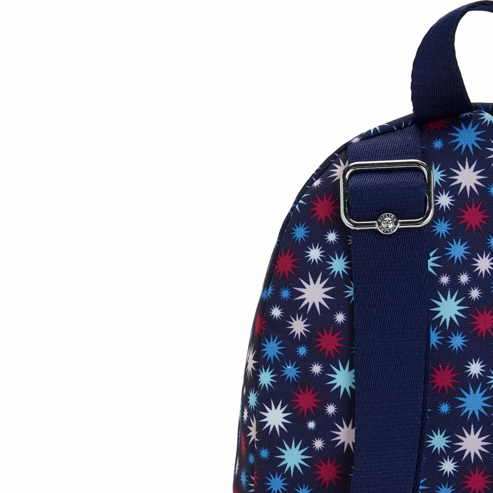 Mini Mochilas Kipling Paola Small Printed Mujer Azules | JFOQ-03812