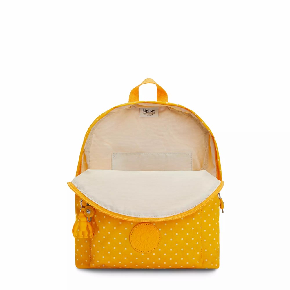 Mini Mochilas Kipling Reposa Printed Mujer Amarillo | WCVP-74096