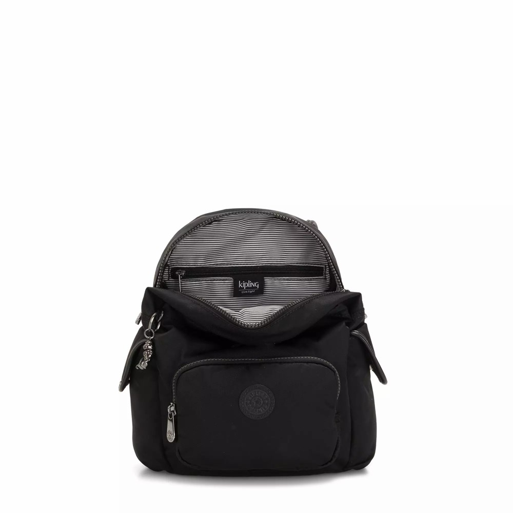 Mochilas De Moda Kipling City Pack Mini Mujer Negras | ELRF-18374