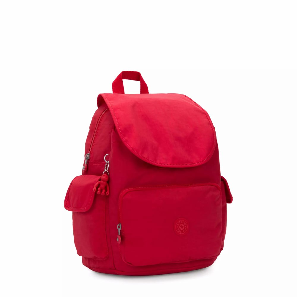 Mochilas De Moda Kipling City Pack Mujer Rojas Rojas Oscuro | UOFP-14603