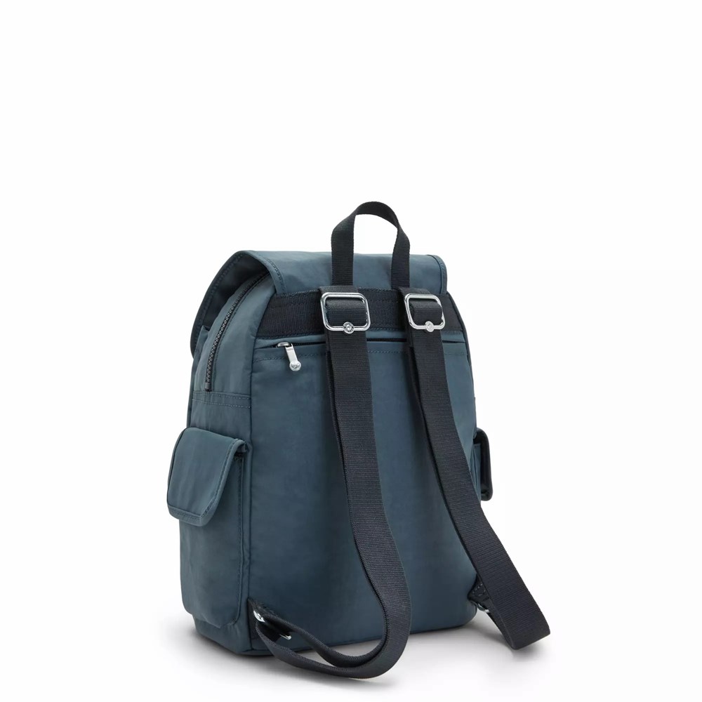 Mochilas De Moda Kipling City Pack Small Mujer Azul Marino Gris | OAEN-92458