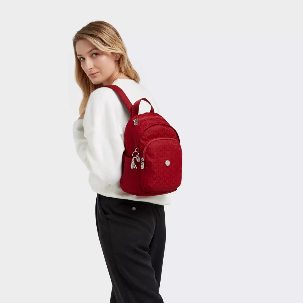 Mochilas De Moda Kipling Delia Mini Mujer Rojas | TGAI-82019