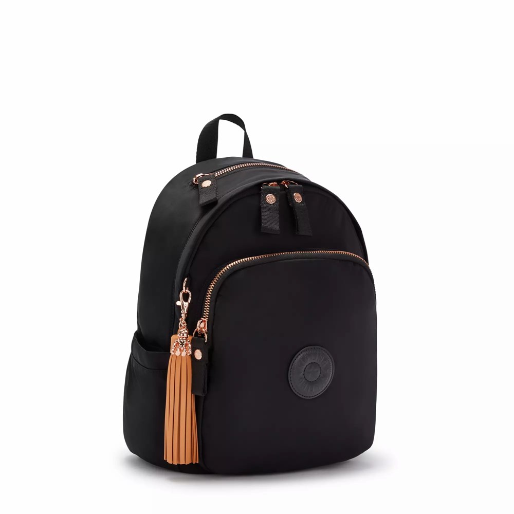 Mochilas De Moda Kipling Delia Mujer Rosas Negras | XMBE-10827