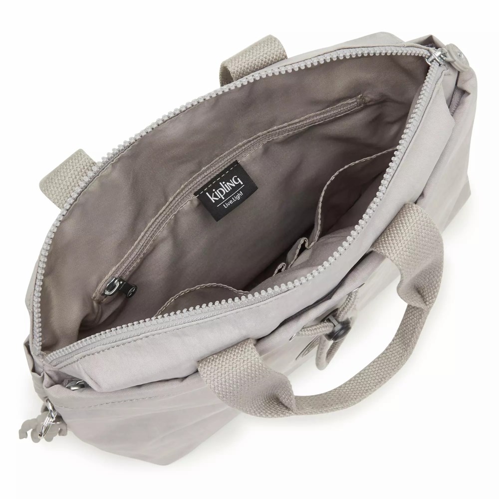 Mochilas De Moda Kipling Goyo Medium Mujer Gris | PSIH-29587