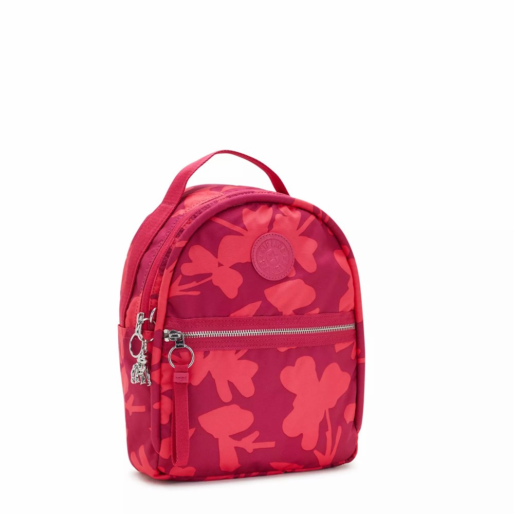 Mochilas De Moda Kipling Kae Printed Mujer Coral | DZMC-06924