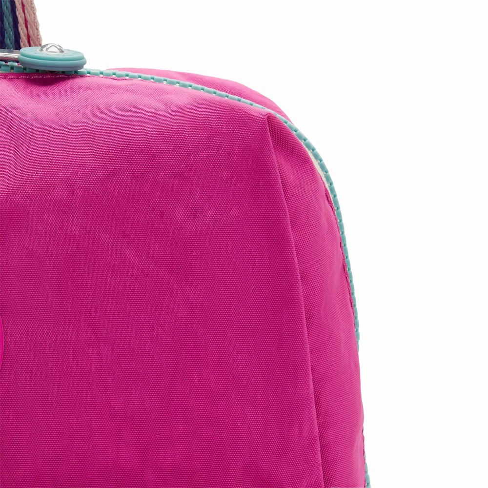 Mochilas De Moda Kipling Rylie Mujer Rosas Fucsia | UJBS-84257