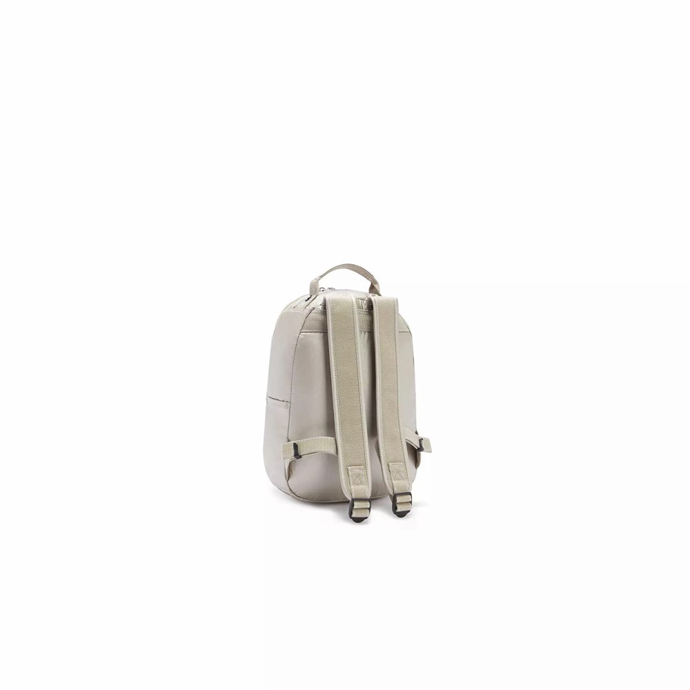 Mochilas De Moda Kipling Seoul Small Metallic Mujer Metal | QTWG-27385