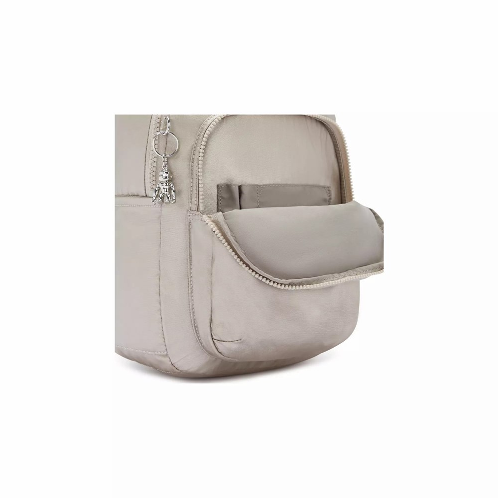 Mochilas De Moda Kipling Seoul Small Metallic Mujer Metal | QTWG-27385