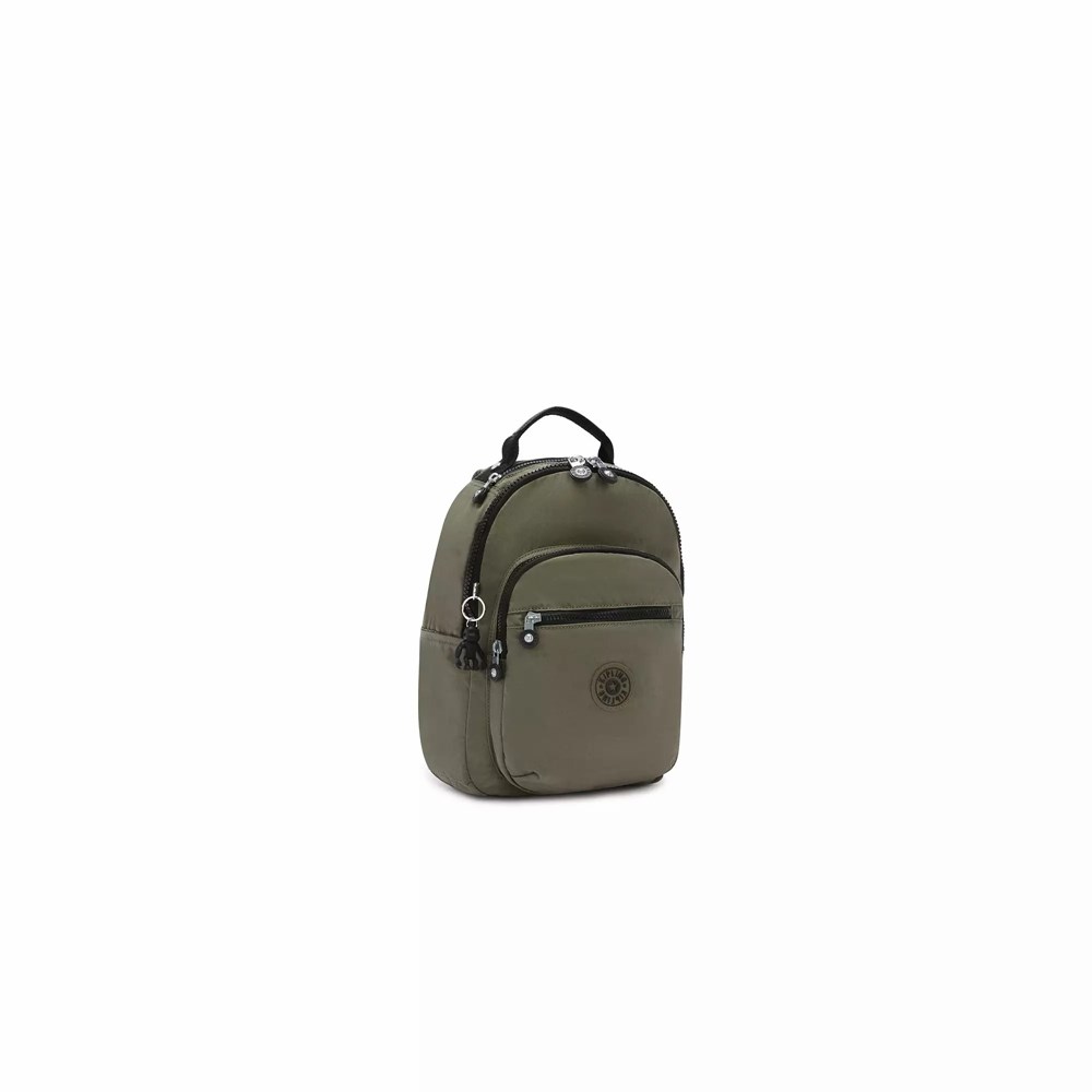 Mochilas De Viaje Kipling Seoul Small Mujer Verde | HCIG-21685