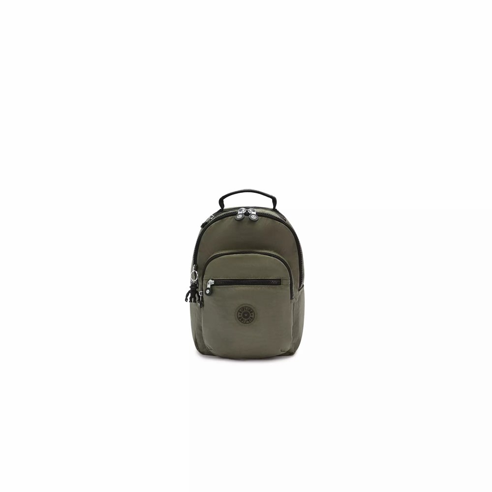 Mochilas De Viaje Kipling Seoul Small Mujer Verde | HCIG-21685