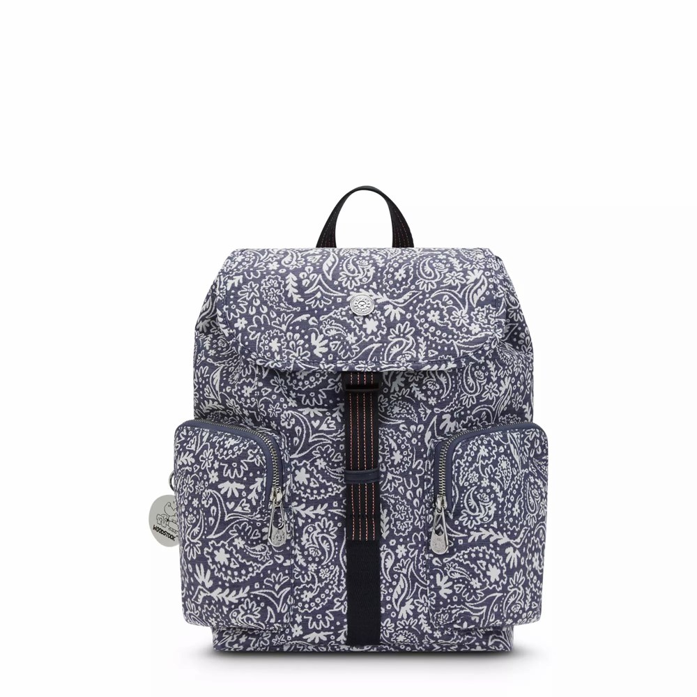 Mochilas De Viaje Kipling Woodstock Anto Mujer Azules | FZOV-69073