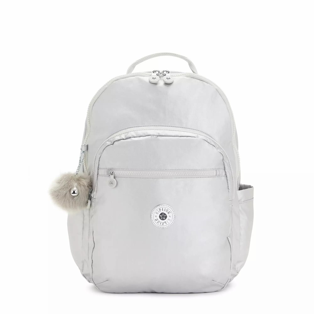 Mochilas Grandes Kipling Seoul Extra Large Metallic 17\