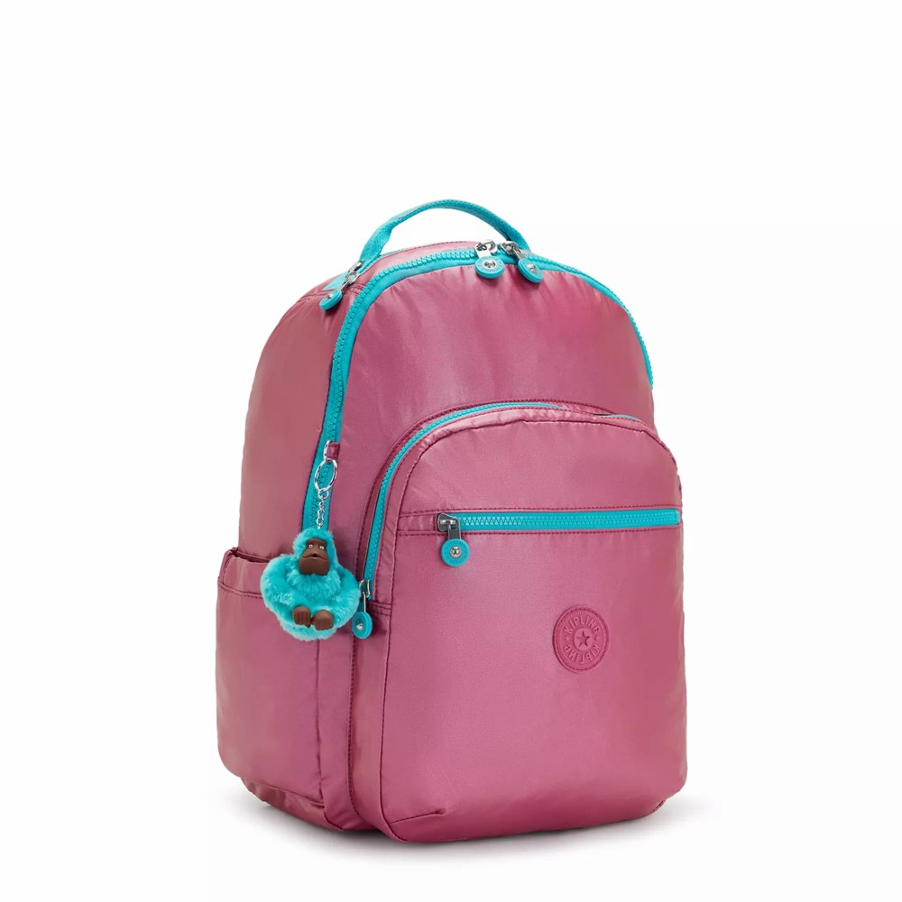 Mochilas Grandes Kipling Seoul Large Metallic 15