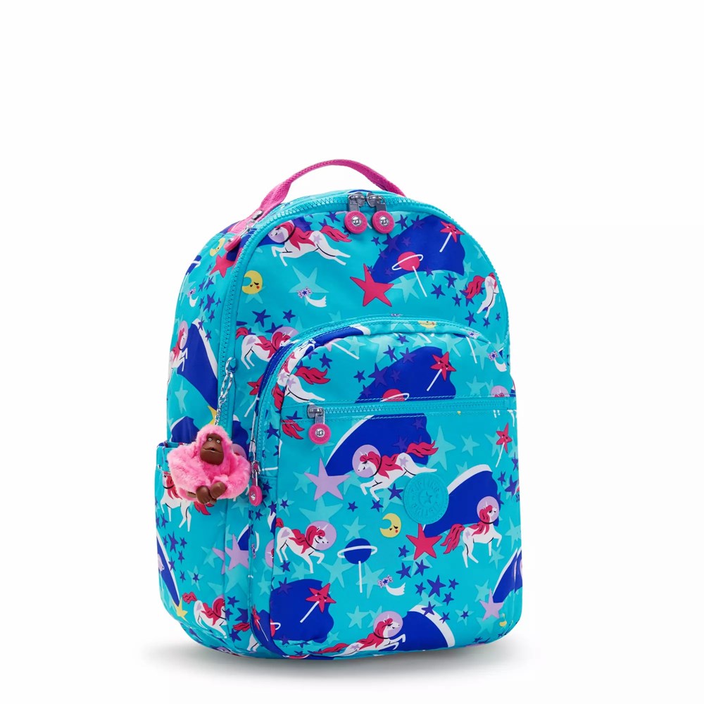 Mochilas Grandes Kipling Seoul Large Printed 15