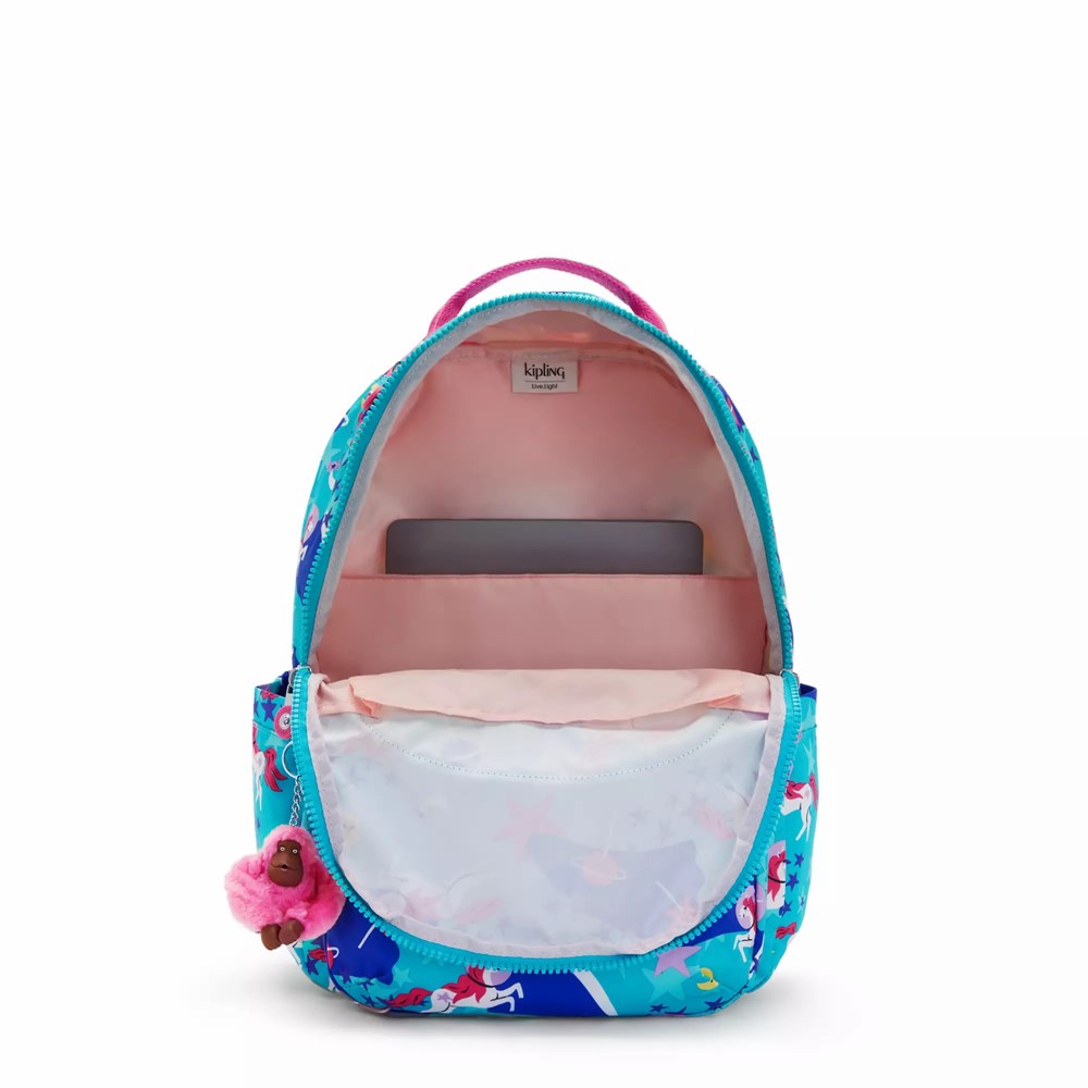 Mochilas Grandes Kipling Seoul Large Printed 15