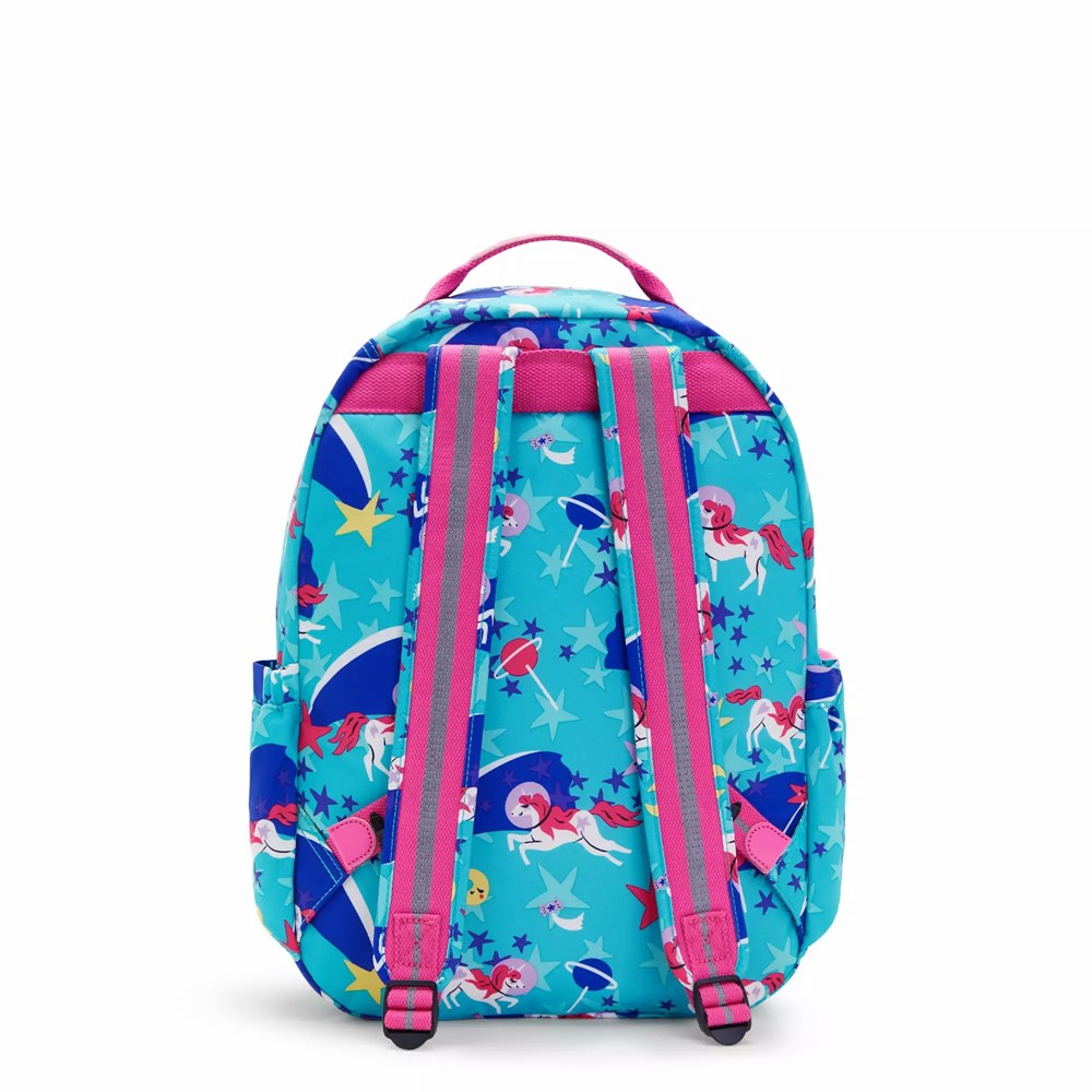 Mochilas Grandes Kipling Seoul Large Printed 15