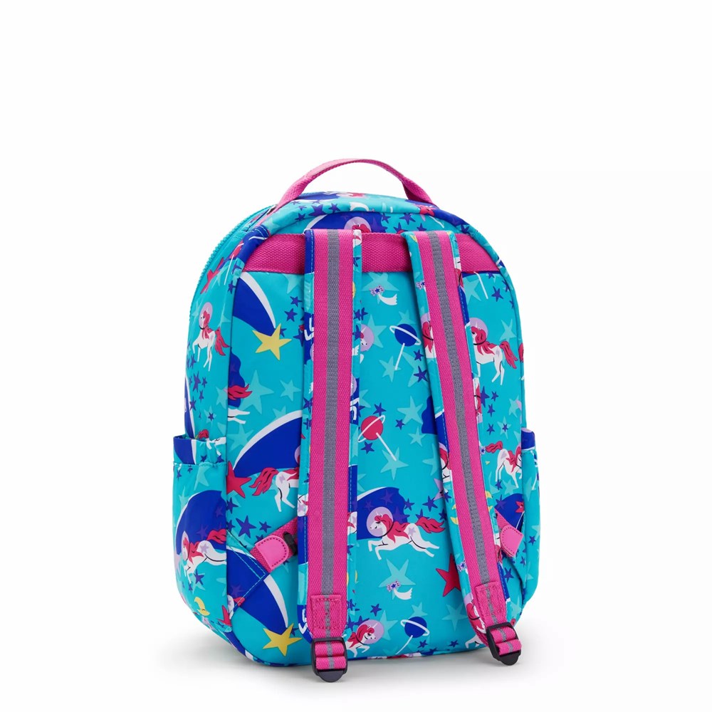 Mochilas Grandes Kipling Seoul Large Printed 15