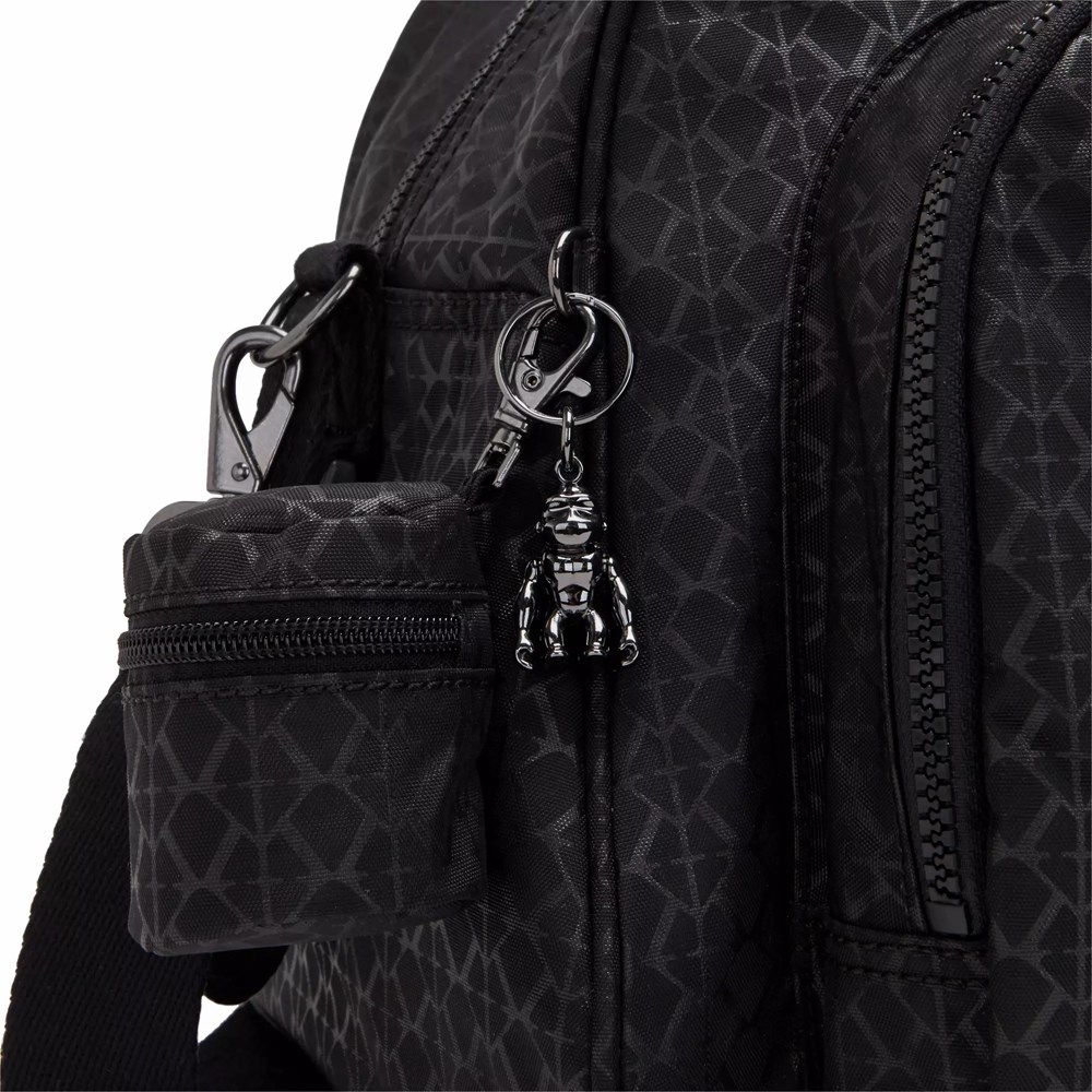 Mochilas Kipling Camama Printed Mujer Negras | KXAN-35741