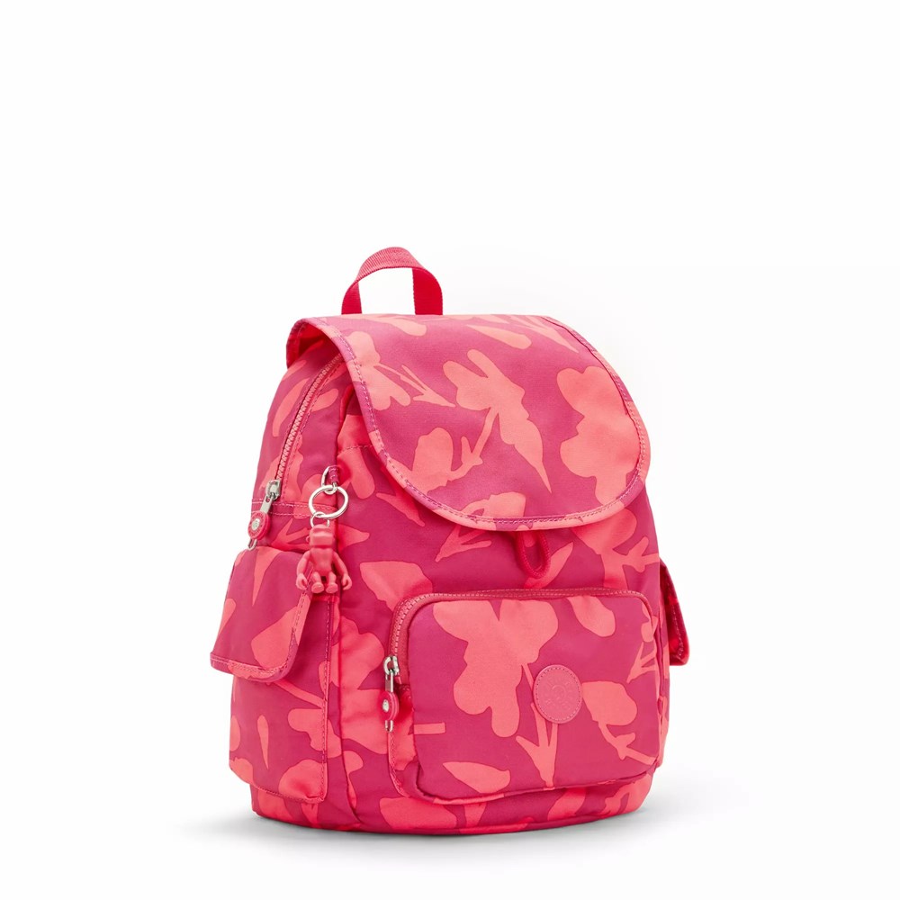 Mochilas Kipling City Pack Small Printed Mujer Coral Flores | MANF-05938