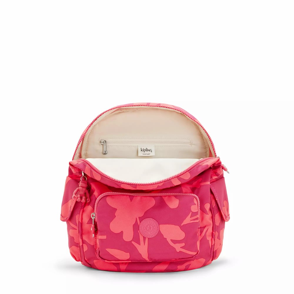 Mochilas Kipling City Pack Small Printed Mujer Coral Flores | MANF-05938