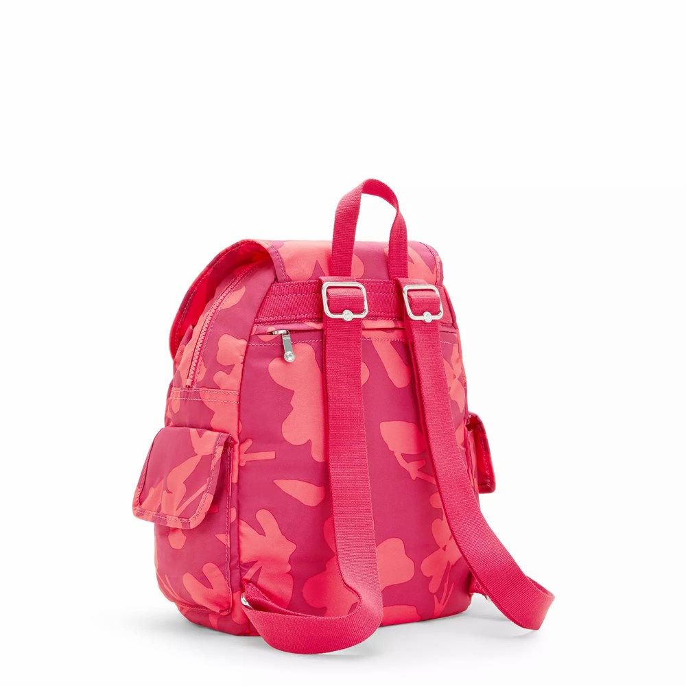 Mochilas Kipling City Pack Small Printed Mujer Coral Flores | MANF-05938