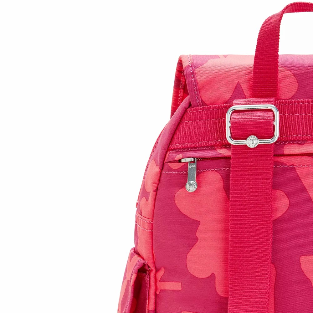 Mochilas Kipling City Pack Small Printed Mujer Coral Flores | MANF-05938