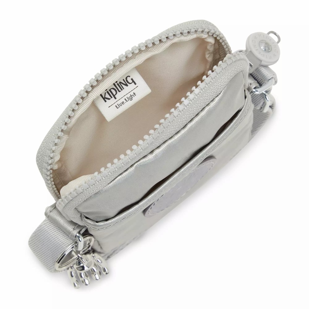 Monederos Metálicos Kipling Tally Mujer Metal Claro | QZLV-53217