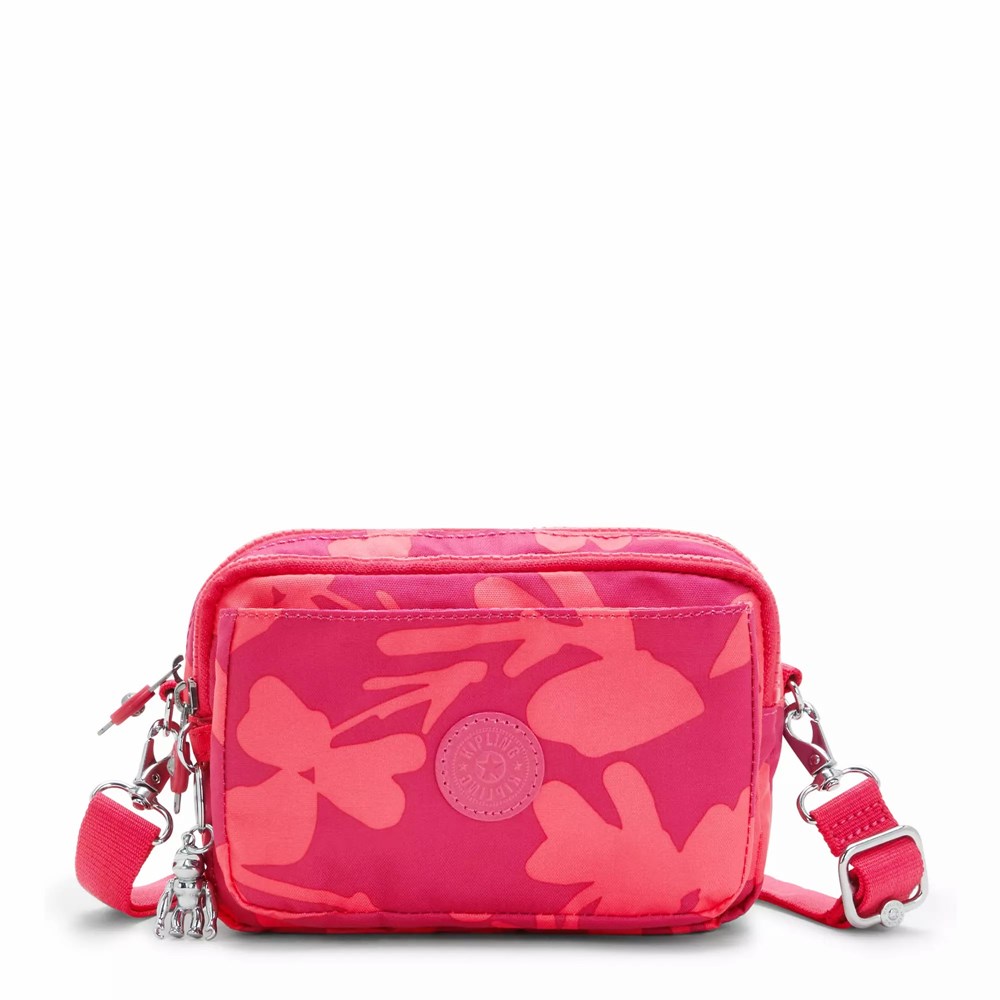 Riñonera Kipling Abanu Multi Printed Convertible Mujer Coral Flores | SBEY-56193